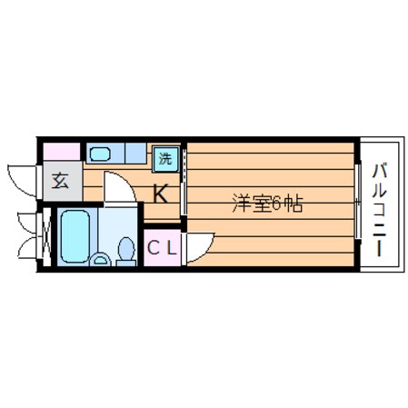 スカイブルーの物件間取画像